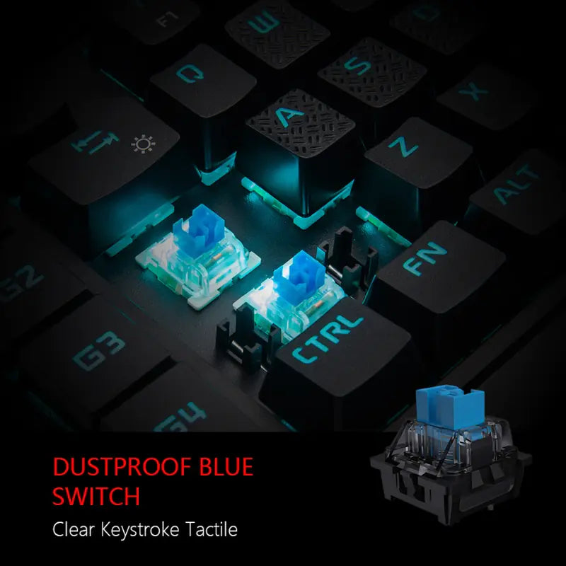 Colorful One-Handed 35-Key Mechanical Keyboard